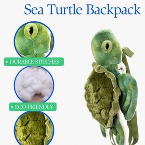 The Petting Zoo Sea Turtle Backpack